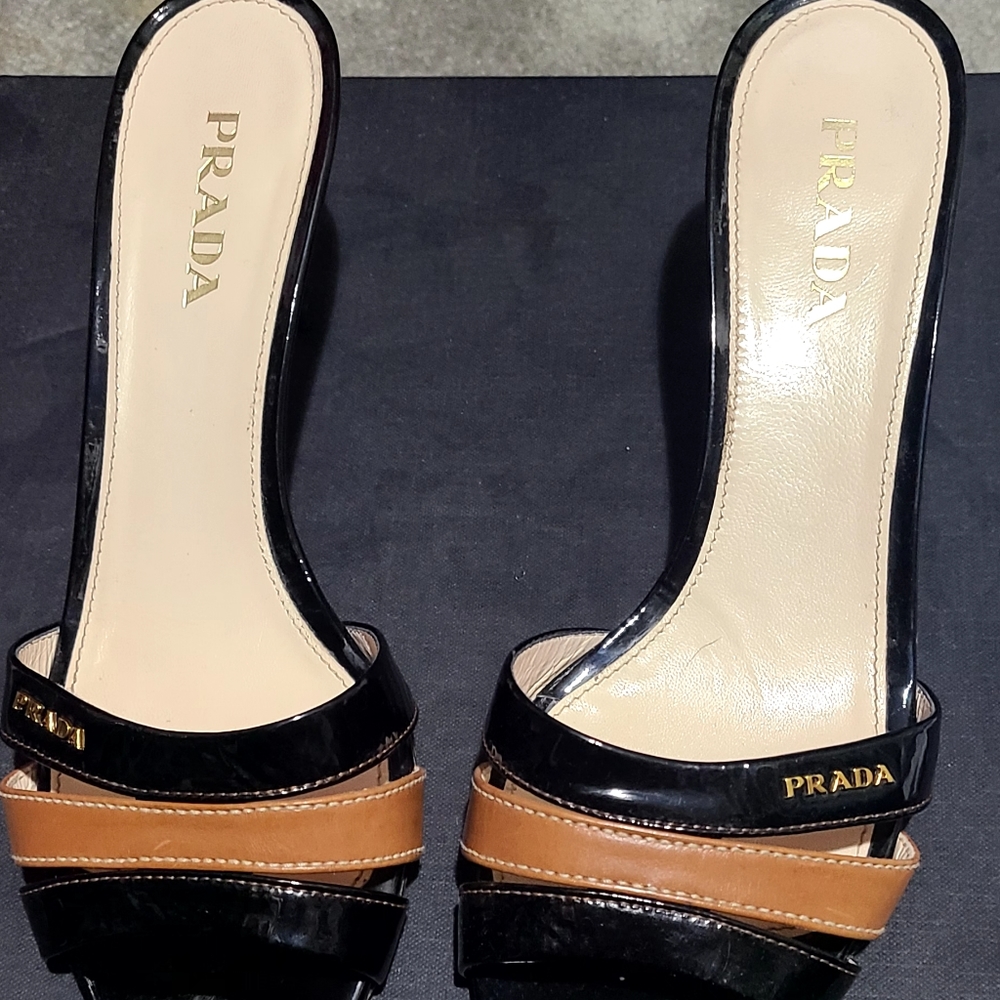 Vintage Prada Kitten Peep Toe - image 1